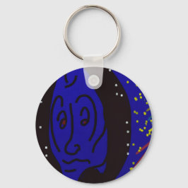 Llavero Lady in Wintertime Keychain