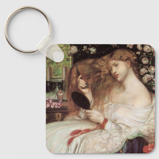 Llavero Lady Lilith de Rossetti, portata victoriana de épo (Anverso)