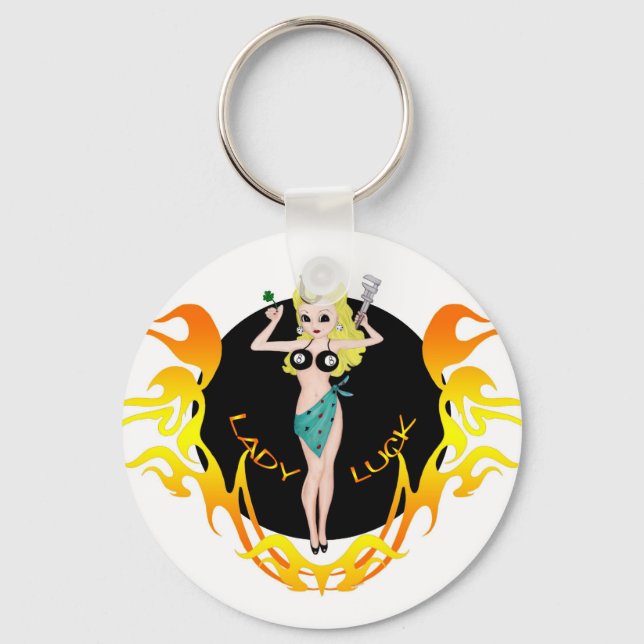 Llavero Lady Luck Keychain (Anverso)