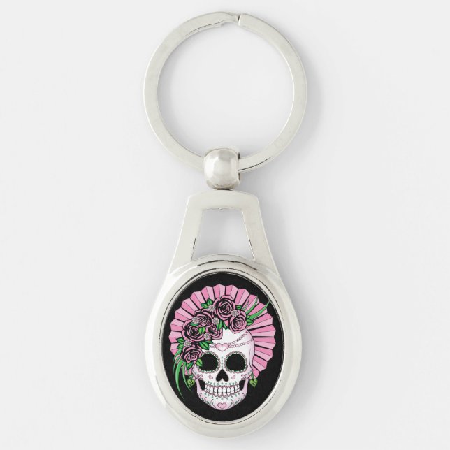 Llavero Lady Sugar Skull (Anverso)