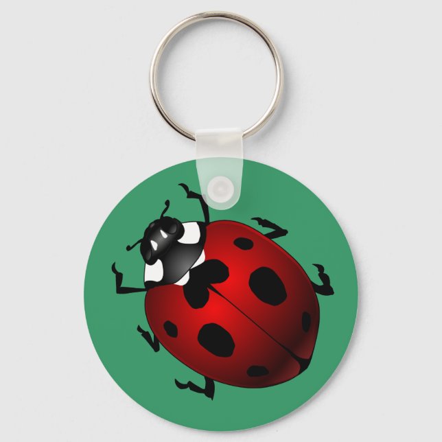Llavero Ladybug Art Keychain Bug Keepsake Ladybug Regalos (Anverso)