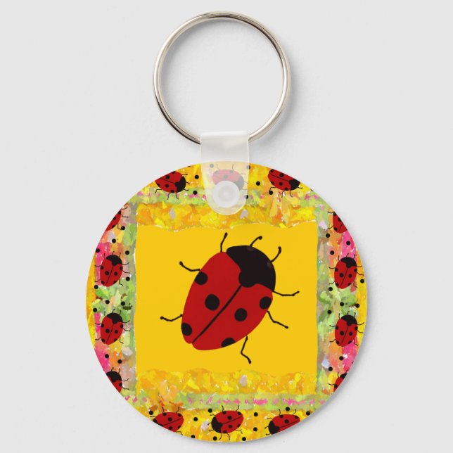 Llavero Ladybug del Día de la Madre (Anverso)