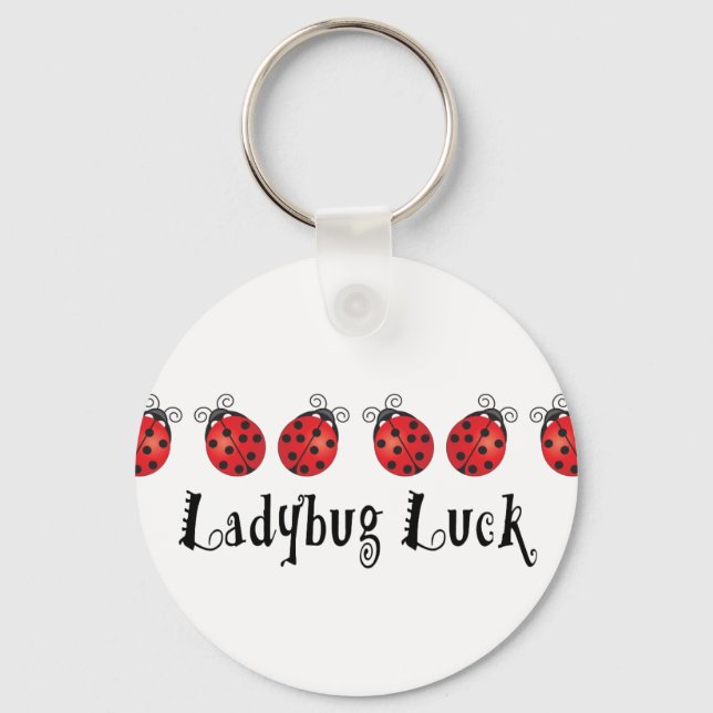 Llavero Ladybug Luck (Anverso)