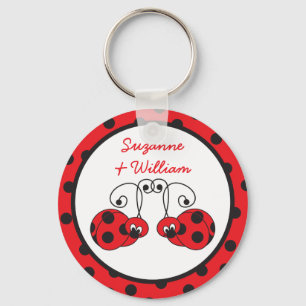 Llavero Ladybug Pareja Keychain