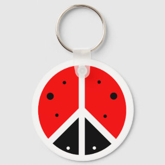 Llavero Ladybug Peace Keychain