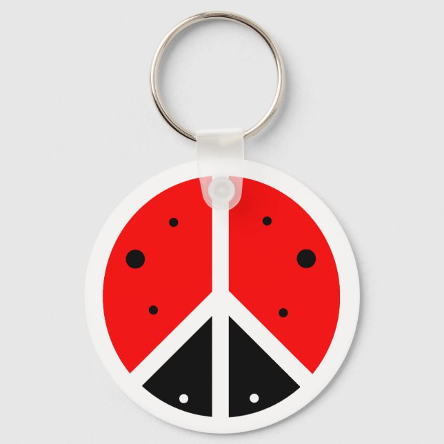 Llavero Ladybug Peace Keychain (Anverso)