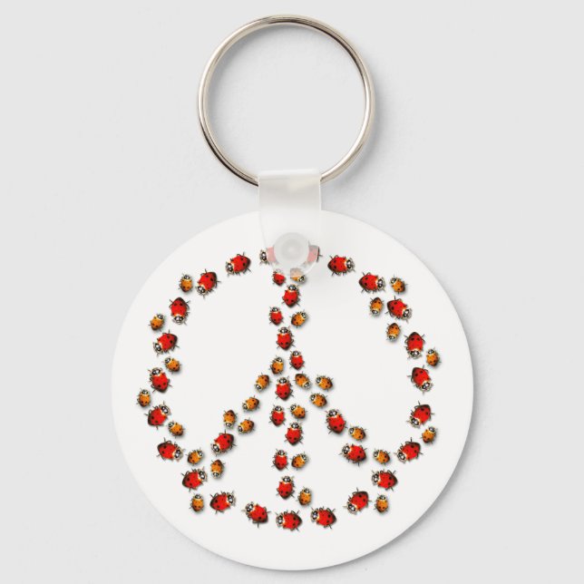Llavero Ladybug Peace Keychain (Anverso)