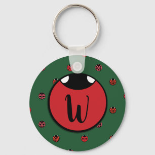 Llavero Ladybug Polka Dots Keychain
