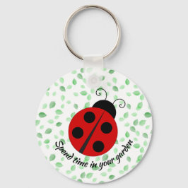 Llavero LadyBug y la cadena de diseño de hojas
