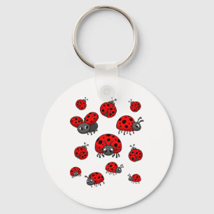 Llavero Ladybugs Arte Para Niño Chica Niño Pequeño Insecto