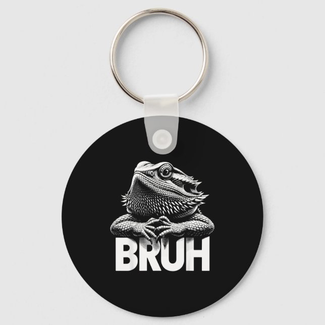 Llavero Lagarto barbudo Bruh (Anverso)