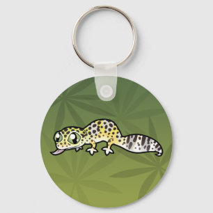 Llavero Lagarto Leopardo de Dibujos Animados