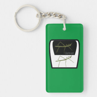 Llavero Lago Acrílico de Madera Genuina