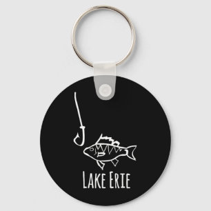 Llavero Lago Erie Pennysylvania Pesca Perca de anzuelo de 