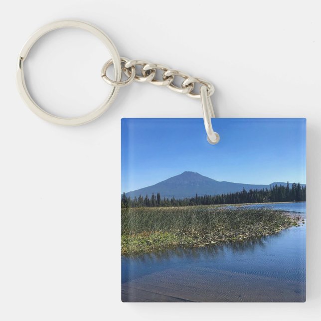 Llavero Lago Hosmer en Verano, Oregón (Frente)