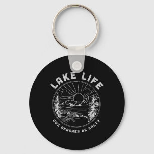 Llavero Lago Life Cuz Las Playas Son Salty Retro Vintage L