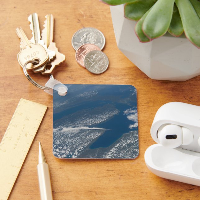 Llavero Lago Michigan, Lago Huron Y Estado De Michigan. (Escritorio )