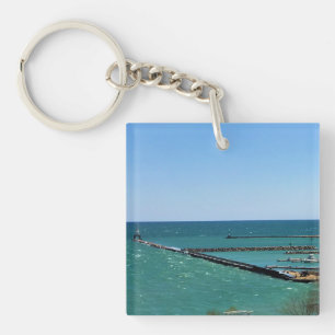 Llavero Lago Michigan, Port Washington, WI