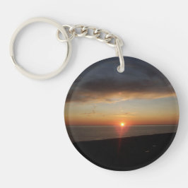 Llavero Lago Michigan Sunset