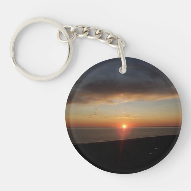 Llavero Lago Michigan Sunset (Frente)