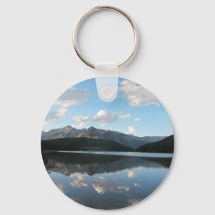 Llavero Lago Minnewanka, Alberta, Canadá