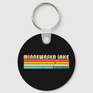 Llavero lago Minnewaska minnesota divertido pesca camping