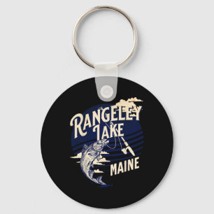 Llavero Lago Rangeley Maine pesca con mosca trucha B Fishe