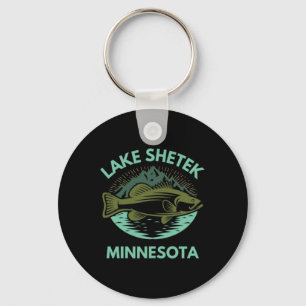 Llavero Lago Shetek Minnesota Viaje Amor Familiar Pesca La