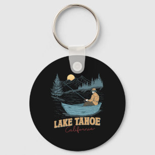 Llavero Lago Tahoe California Divertido Verano Pesca Campi