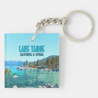 Llavero Lago Tahoe California Nevada Vintage