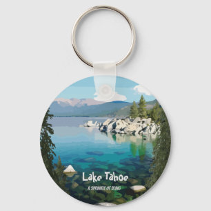 Llavero Lago Tahoe Una espoleta de bling California