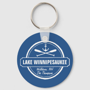Llavero Lago Winnipesaukee Ciudad personalizado NH, nombre