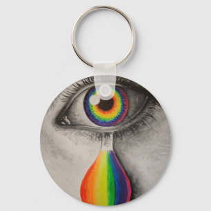 Llavero Lágrimas arcoiris poster arrojar cacao de piedra d