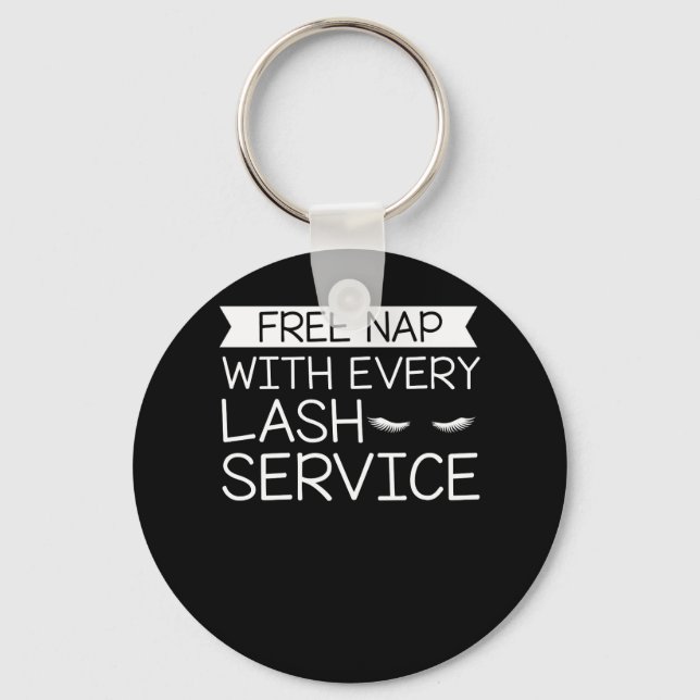 Llavero Lágrimas de maquillaje del servicio Nap Lash Gratu (Anverso)