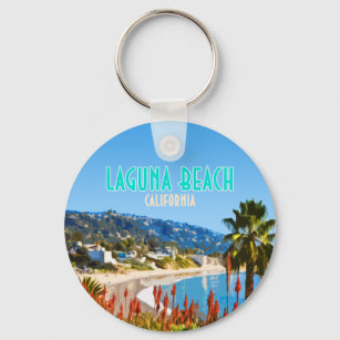 Llavero Laguna Beach Naranja County California Vintage