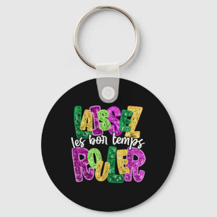 Llavero Laissez Les Bon Temps Rouler Feliz Mardi Gras Fat