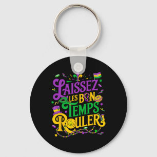 Llavero Laissez Les Bon Temps Rouler Mardi Gras Beads Fleu
