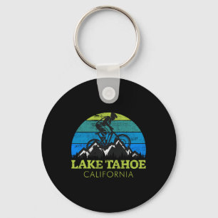 Llavero Lake Tahoe California Ciclismo de Montaña Mtb Vint
