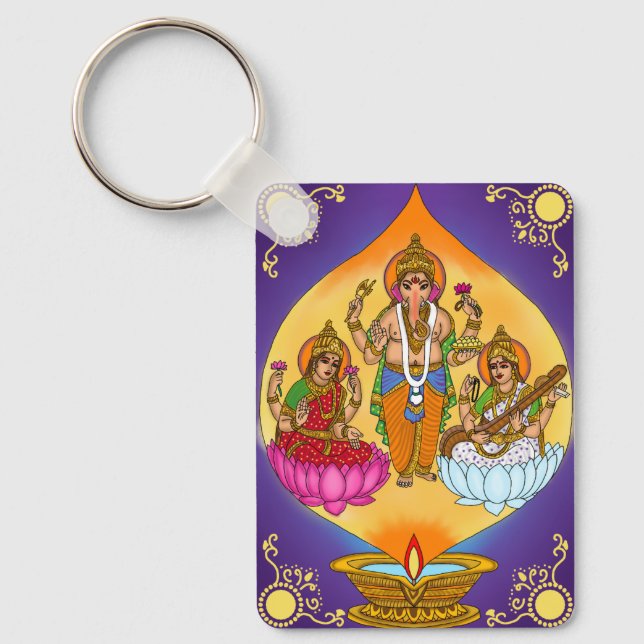 Llavero Lakshmi Ganesh Keychain (Anverso)