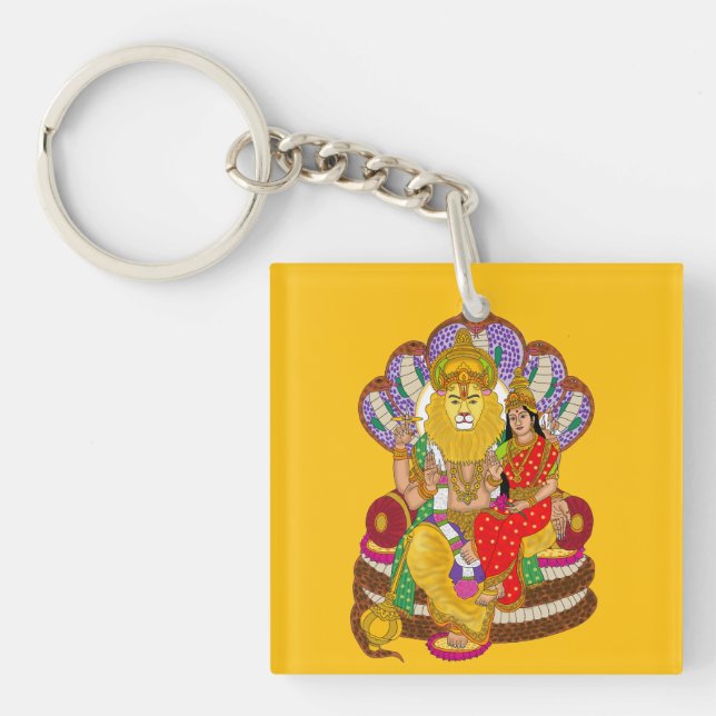 Llavero Lakshmi Narasimha Keychain (Frente)