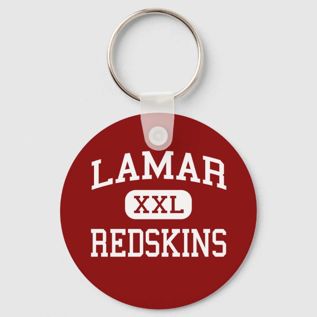 Llavero Lamar - Redskins - High School - Houston Texas (Anverso)