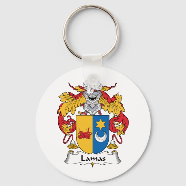 Llavero Lamas Family Crest (Anverso)