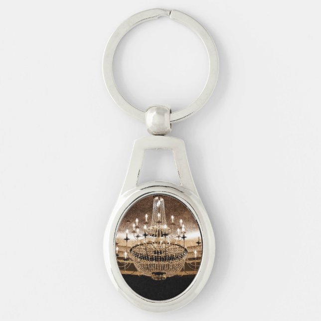 Llavero Lámpara de cristal Dazzle Glitz Glam Gla Key Chain (Anverso)
