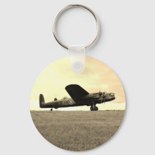 Llavero Lancaster Bomber Sepia Tone