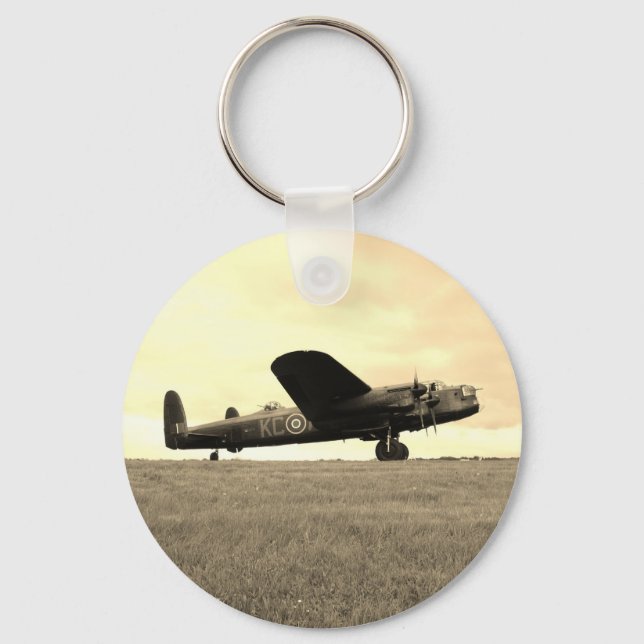 Llavero Lancaster Bomber Sepia Tone (Anverso)