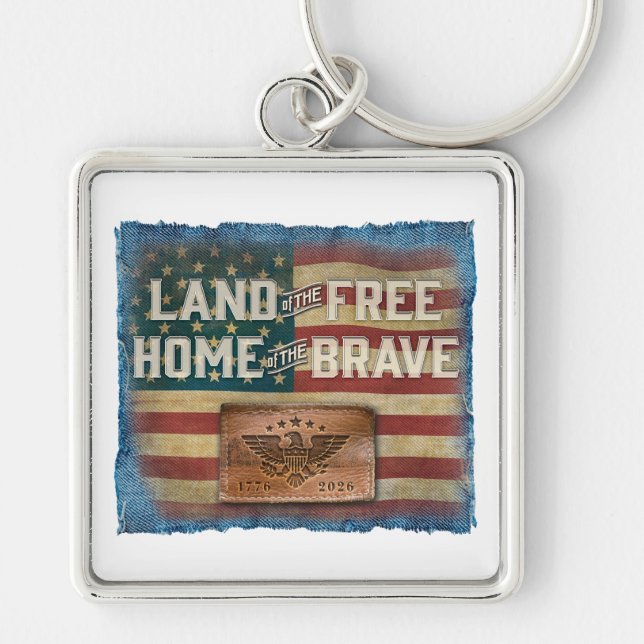 Llavero Land of the Free - Keychain (Frente)