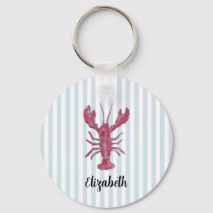 Llavero Langosta de franja con nombre personalizado