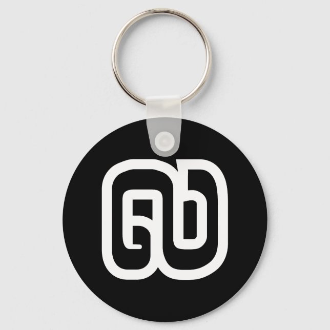 Llavero Lao/Laos Número Nueve/9/໙ (Kao/Gao) Laotiano (Anverso)