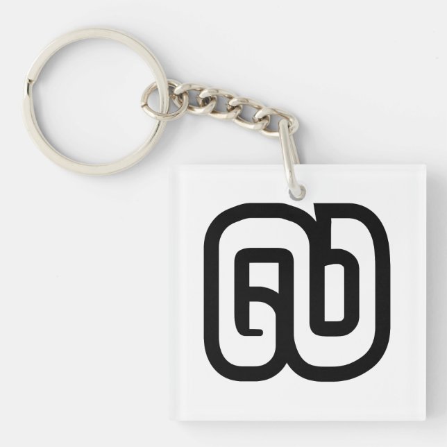 Llavero Lao/Laos Número Nueve/9/໙ (Kao/Gao) Laotiano (Frente)