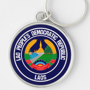 Llavero Laos Round Emblem